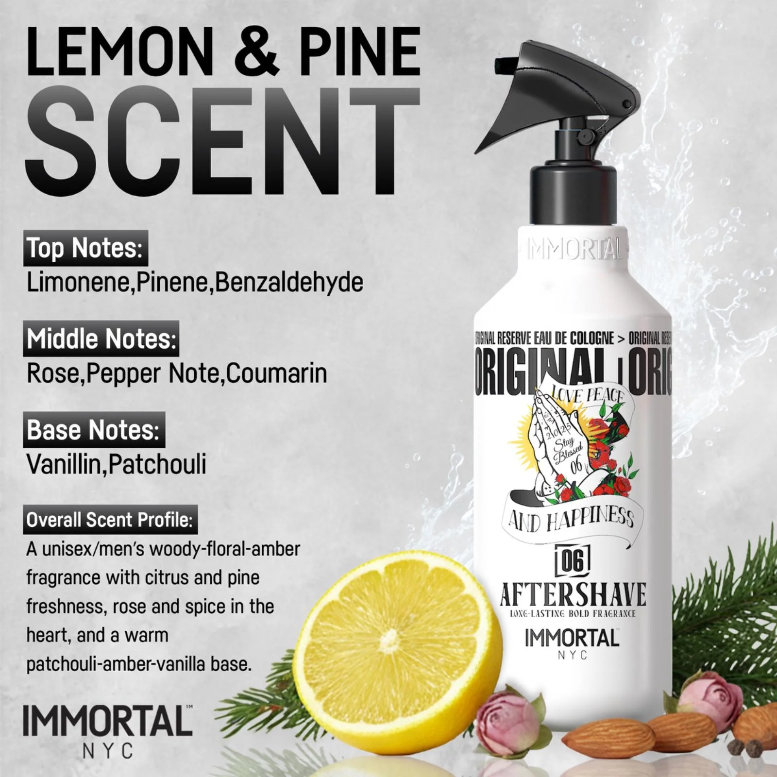 IMMORTAL - STAY BLESSED 06 AFTERSHAVE COLOGNE 500 ML